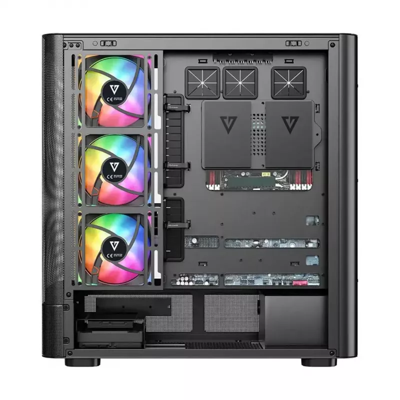Case per computer MODECOM VOLCANO AQ500 ARGB MIDI nero
