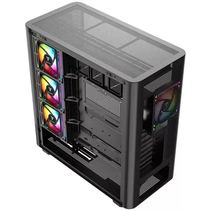 Case per computer MODECOM VOLCANO AQ500 ARGB MIDI nero