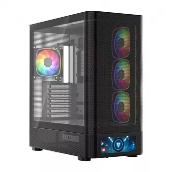 Case per computer MODECOM VOLCANO AQ500 ARGB MIDI nero