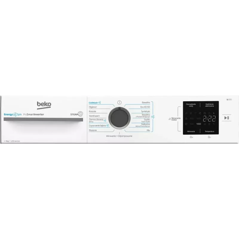 Lavatrice BEKO BM3WFU39215WAR 9 kg, classe di efficienza energetica A
