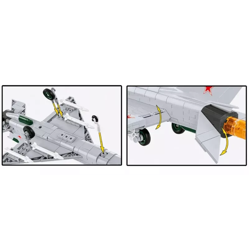 Mattoncini da costruzione Cobi MiG-21 MF set da 381 pezzi – modellino giocattolo da costruire