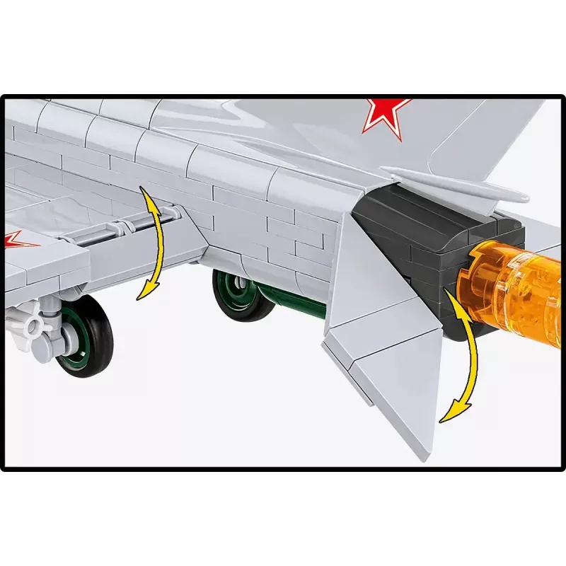Mattoncini da costruzione Cobi MiG-21 MF set da 381 pezzi – modellino giocattolo da costruire