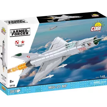 Mattoncini da costruzione Cobi MiG-21 MF set da 381 pezzi – modellino giocattolo da costruire