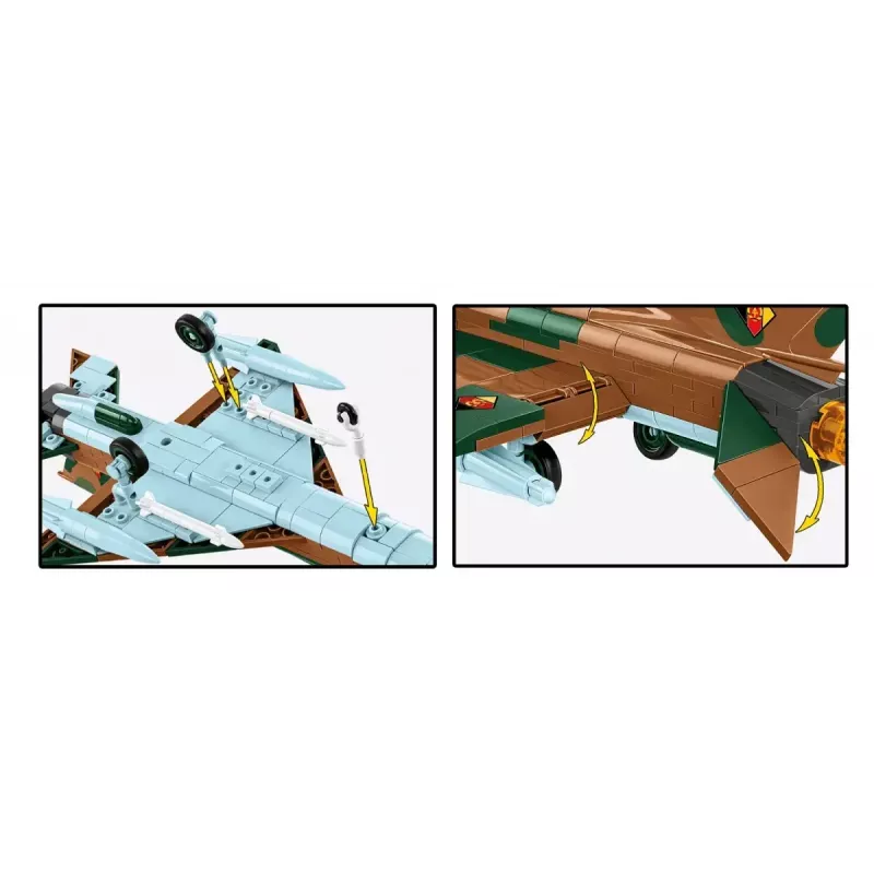 Kit di montaggio Cobi MiG-21 396 pezzi – set di costruzioni Cobi Blocks