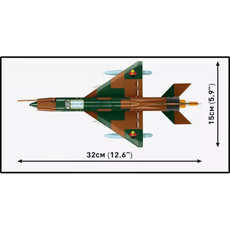 Kit di montaggio Cobi MiG-21 396 pezzi – set di costruzioni Cobi Blocks