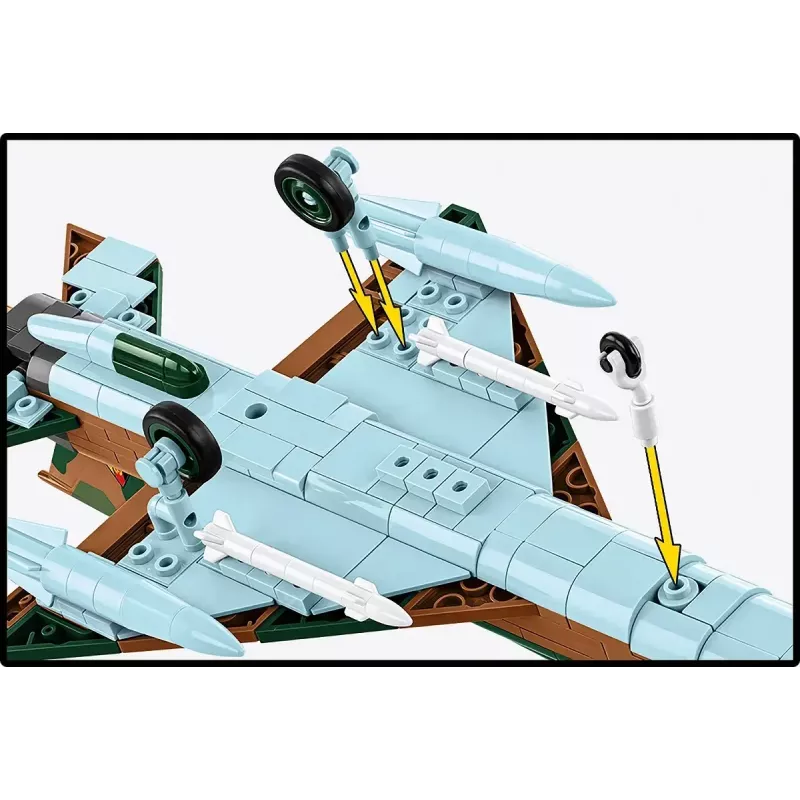 Kit di montaggio Cobi MiG-21 396 pezzi – set di costruzioni Cobi Blocks