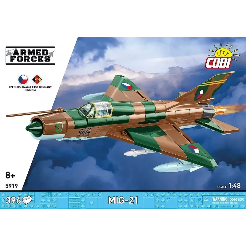 Kit di montaggio Cobi MiG-21 396 pezzi – set di costruzioni Cobi Blocks