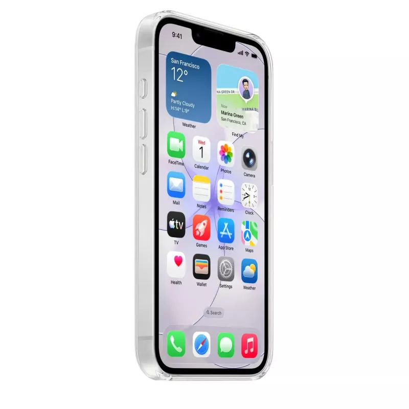 Custodia protettiva trasparente per Apple iPhone 17e – cover in PC trasparente, MagSafe, per schermo da 6,1 pollici
