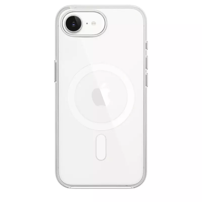 Custodia protettiva trasparente per Apple iPhone 17e – cover in PC trasparente, MagSafe, per schermo da 6,1 pollici
