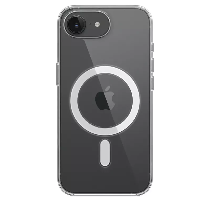 Custodia protettiva trasparente per Apple iPhone 17e – cover in PC trasparente, MagSafe, per schermo da 6,1 pollici