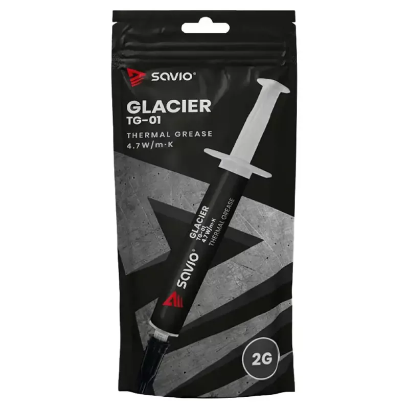 Savio TG-01 pasta termica, 2 g, 4,7 W/m·K