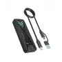 Case per SSD M.2 NVMe ICY BOX con USB 3.2 Gen 2 Type-C e illuminazione RGB