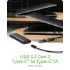 Case per M.2 NVMe ICY BOX con USB 3.2 Gen 2 Type-C, case per SSD, M.2, PCI Express, 10 Gbit/s, Hot-Swap, nero