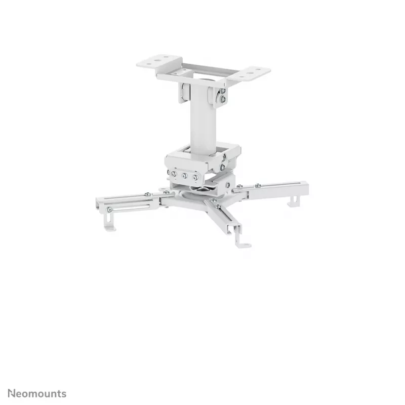 Supporto da soffitto per proiettore Neomounts CL25-530WH1 — completamente orientabile, carico max. 45 kg, altezza 25,5 cm, bianco