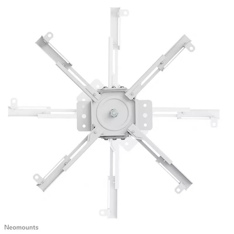 Supporto da soffitto per proiettore Neomounts CL25-530WH1 — completamente orientabile, carico max. 45 kg, altezza 25,5 cm, bianco