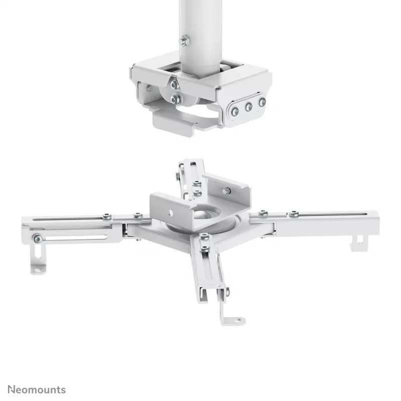 Supporto da soffitto per proiettore Neomounts CL25-530WH1 — completamente orientabile, carico max. 45 kg, altezza 25,5 cm, bianco