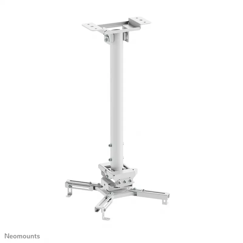 Supporto da soffitto per proiettore Neomounts CL25-540WH1 – h 60,5–90,5 cm – montaggio semplice – completamente orientabile