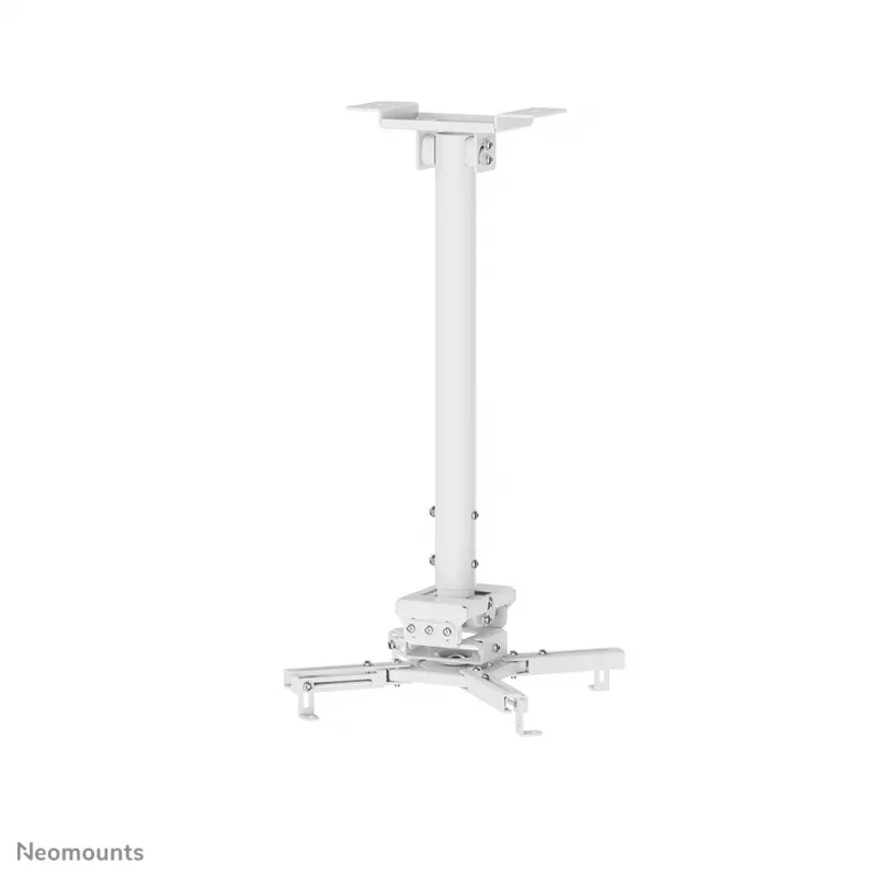 Supporto da soffitto per proiettore Neomounts CL25-540WH1 – h 60,5–90,5 cm – montaggio semplice – completamente orientabile