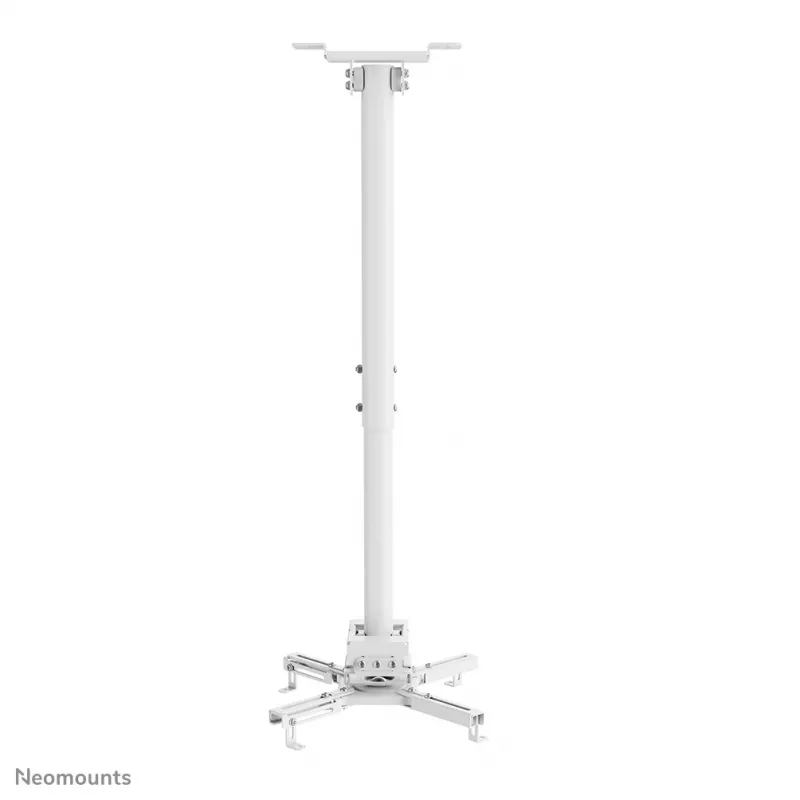 Supporto da soffitto per proiettore Neomounts CL25-540WH1 – h 60,5–90,5 cm – montaggio semplice – completamente orientabile
