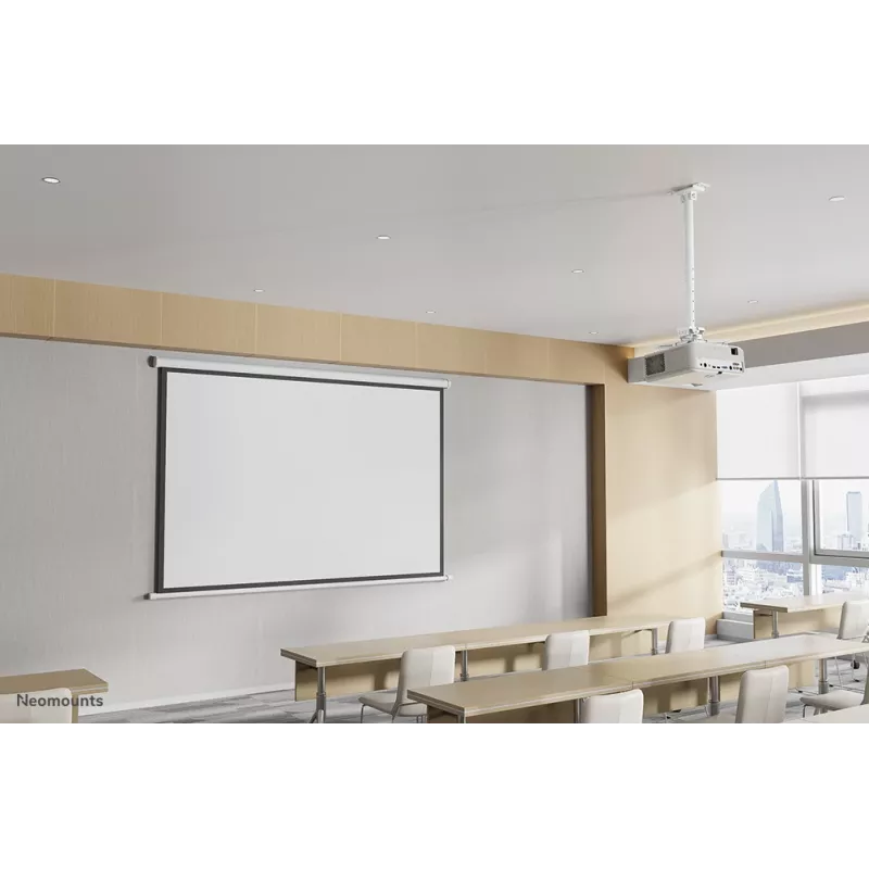 Supporto da soffitto per proiettore Neomounts CL25-540WH1 – h 60,5–90,5 cm – montaggio semplice – completamente orientabile
