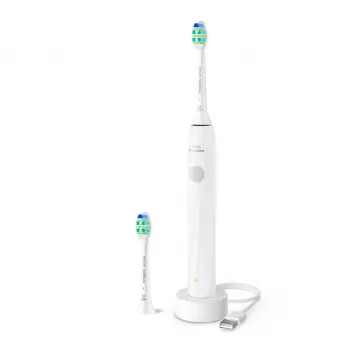 Spazzolino elettrico sonico ricaricabile Philips Sonicare 2100 HX4022/01 — 1 manico, 2 testine, batteria Li-Ion, modalità Daily Care