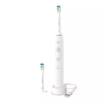 Spazzolino elettrico sonico ricaricabile Philips 4100 series HX4042/41 — batteria Li-Ion integrata, 2 testine, modalità Pulizia quotidiana e Cura delle gengive