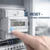 Contatore di energia trifase QOLTEC 50980 — 400 V, 100 A con reset