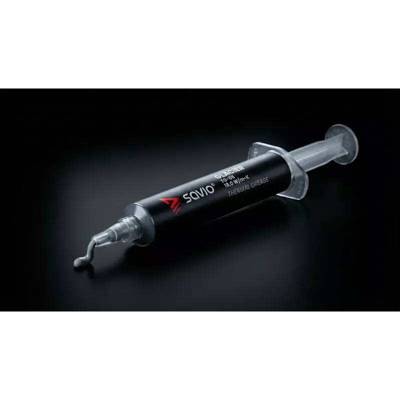 Pasta termica SAVIO TG-05 2g — conduttività termica 18 W/m·K, 2 ml