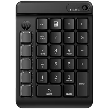 Tastierino numerico wireless programmabile HP 430, wireless, Bluetooth, meccanico, nero