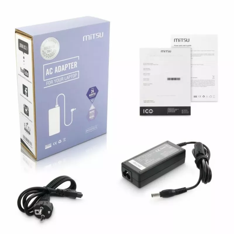 Alimentatore MITSU per Samsung 19V 3,16A (modello 5ZM050)