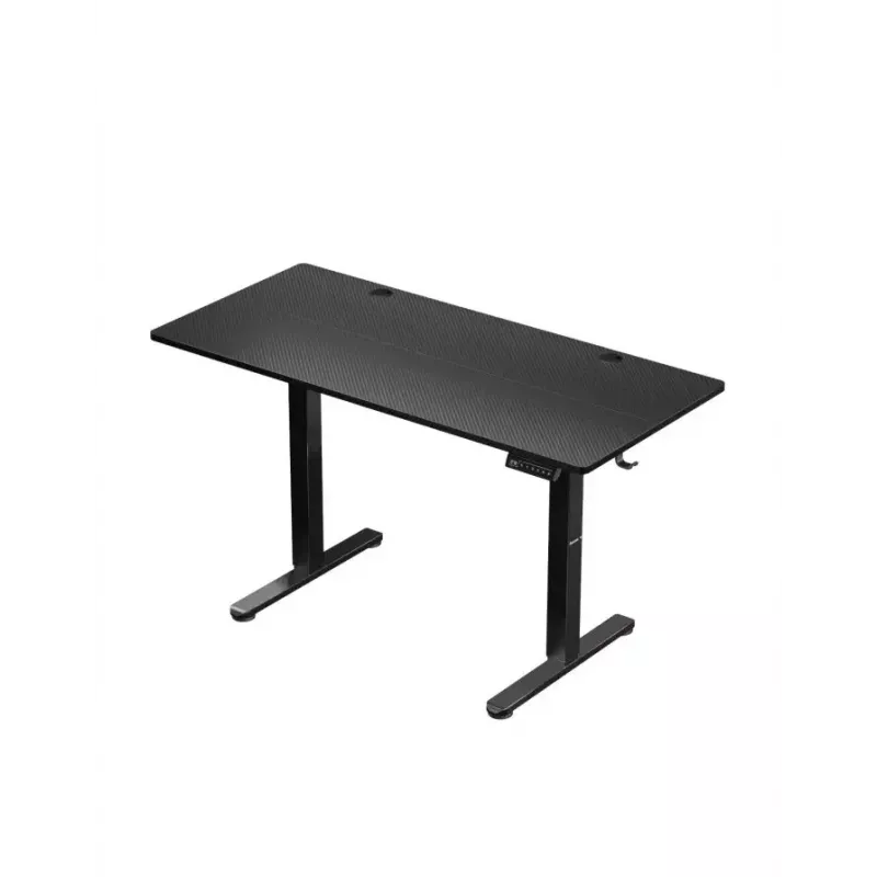 Scrivania gaming dritta Huzaro Hero 8.2 nero MDF rettangolare 1200x600 mm, regolabile in altezza 720–1180 mm, portata 80 kg