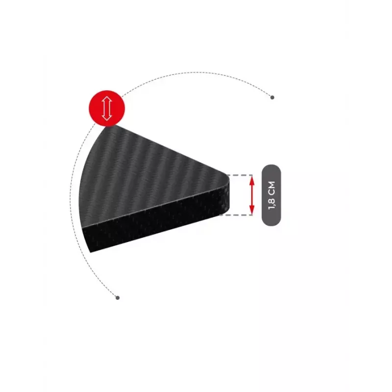 Scrivania gaming dritta Huzaro Hero 8.2 nero MDF rettangolare 1200x600 mm, regolabile in altezza 720–1180 mm, portata 80 kg