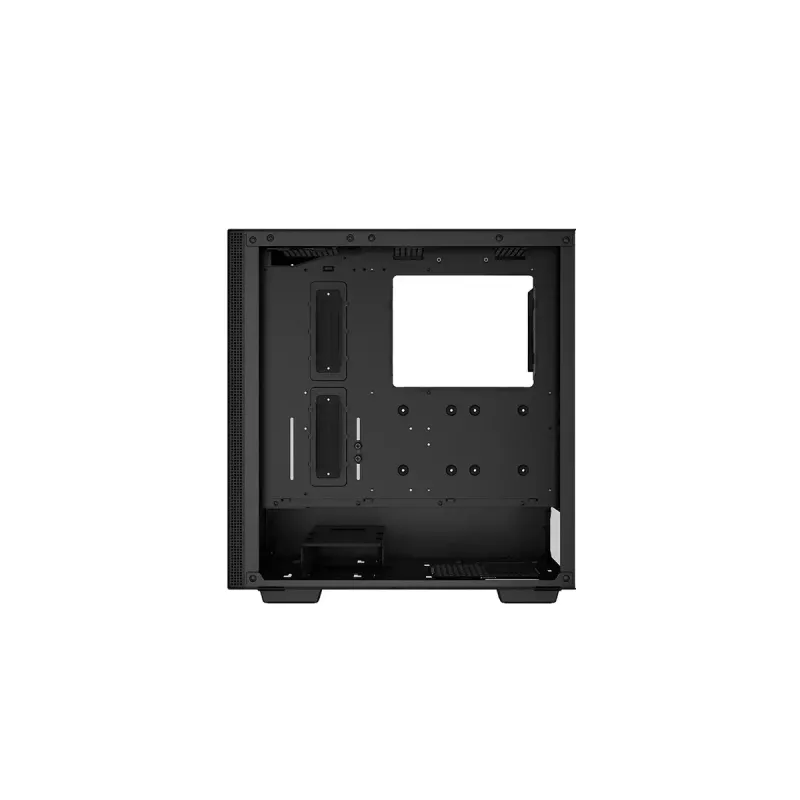 Case PC DeepCool CH510 Midi Tower nero — vetro temperato, microATX/ATX, supporta radiatori da 360 mm anteriori/superiori, lunghezza massima GPU 38 cm, alimentatore in basso, 7 slot di espansione