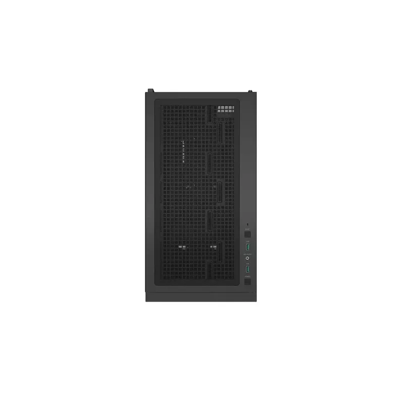 Case PC DeepCool CH510 Midi Tower nero — vetro temperato, microATX/ATX, supporta radiatori da 360 mm anteriori/superiori, lunghezza massima GPU 38 cm, alimentatore in basso, 7 slot di espansione