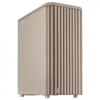 Case PC ASUS ProArt PA401 Wood Edition Beige — Mid-Tower, pannello frontale in metallo