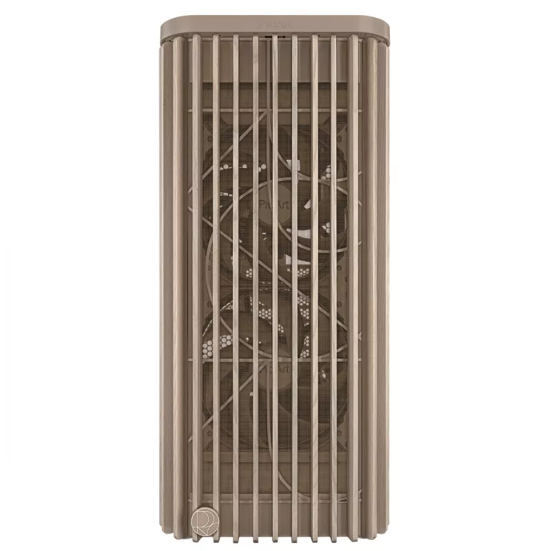 Case PC ASUS ProArt PA401 Wood Edition Beige — Mid-Tower, pannello frontale in metallo