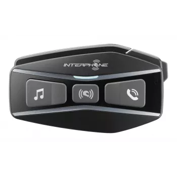Interphone U-COM 16, 1600 m, A2DP, AVRCP, nero, impermeabile, IP67, 8 h