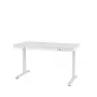 Scrivania regolabile elettricamente in altezza ActiveJet ET119W-C 140x70 cm, corsa 50 cm, portata 45 kg, bianco