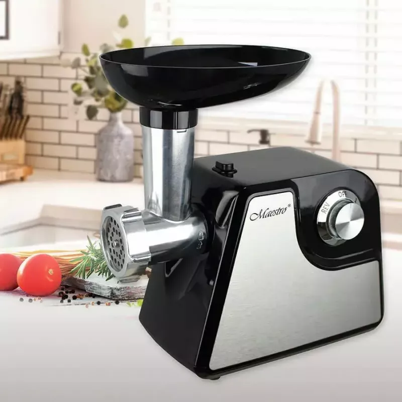 Tritacarne elettrico Maestro MR 853, motore 1000W, uso domestico
