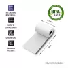 Rotolo termico QOLTEC 51899 — 57 mm x 16 m, 55 g/m², senza BPA