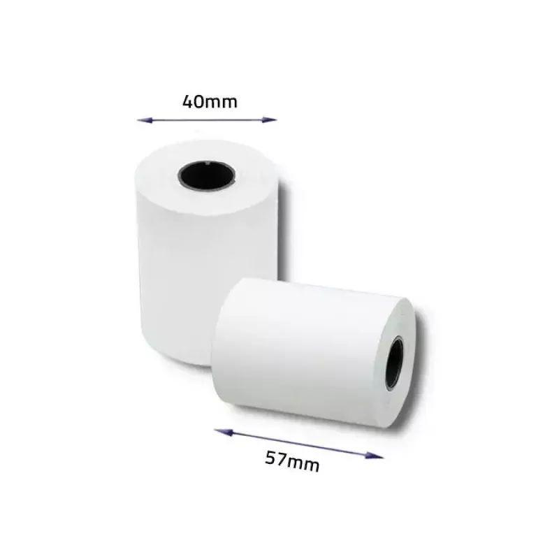 Rotolo termico QOLTEC 51899 — 57 mm x 16 m, 55 g/m², senza BPA