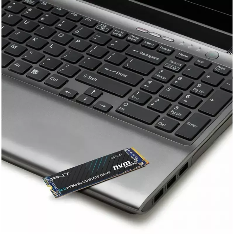 SSD interna PNY M.2 2280 512 GB M280CS2241-512-BLK, SATA/NVMe non specificato