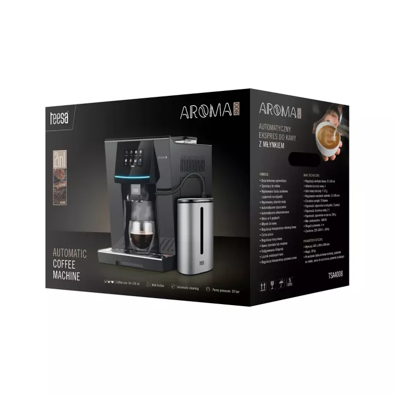 Macchina per caffè combinata Teesa 2 L Tessa Aroma 800