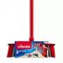Scopa VILEDA Indoor setole dure, tecnopolimero, manico 1300 mm, testa 280×60 mm
