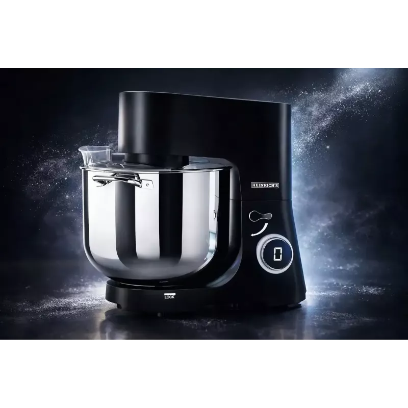 Robot da cucina HEINRICH'S HKM 8150 — robot da cucina multifunzione da piano di lavoro, nero