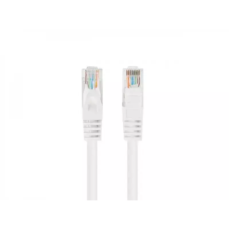 Lanberg PCU6-20CC-0200-W cavo patch Cat6 U/UTP, 2 m, bianco, confezione da 10