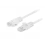Lanberg PCU6-20CC-0200-W cavo patch Cat6 U/UTP, 2 m, bianco, confezione da 10