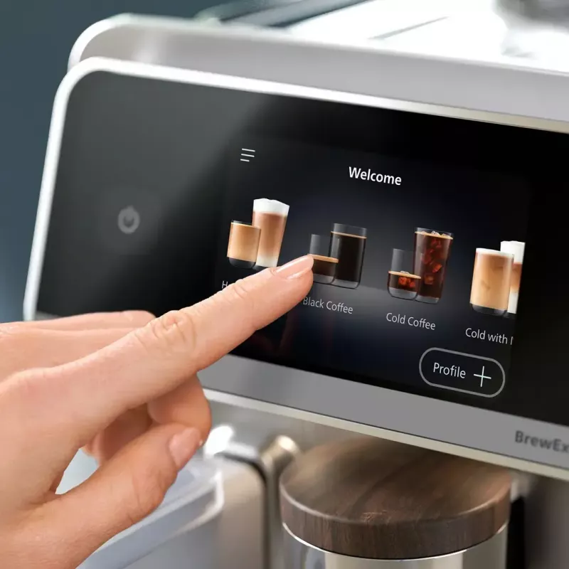 Macchina per caffè Philips Series 8000 Café Aromis EP8757/20, argento, 1.500 W