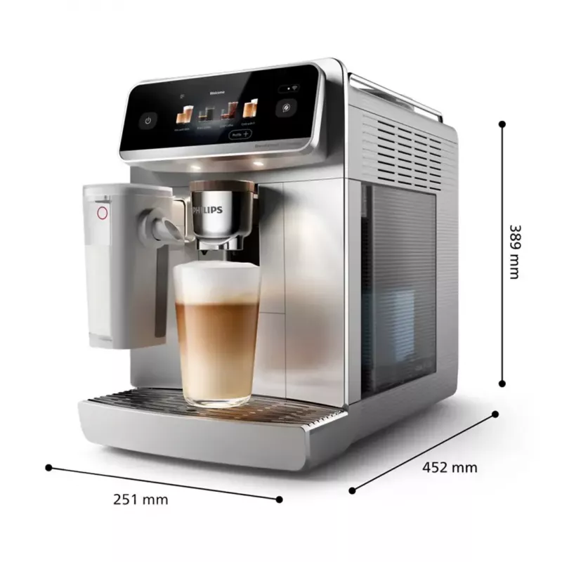 Macchina per caffè Philips Series 8000 Café Aromis EP8757/20, argento, 1.500 W