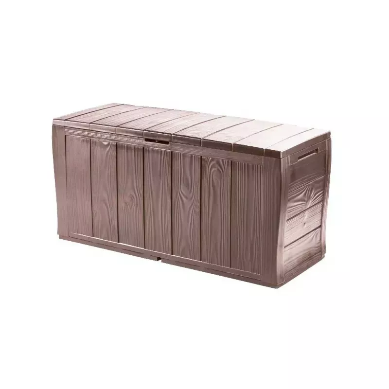 Scatola contenitore Keter Sherwood rettangolare resina marrone 270L 1170mm